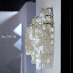 Aeolian Bells Shell Chandelier for Mediterranean Living Room, Shop, Bar, and Restaurant