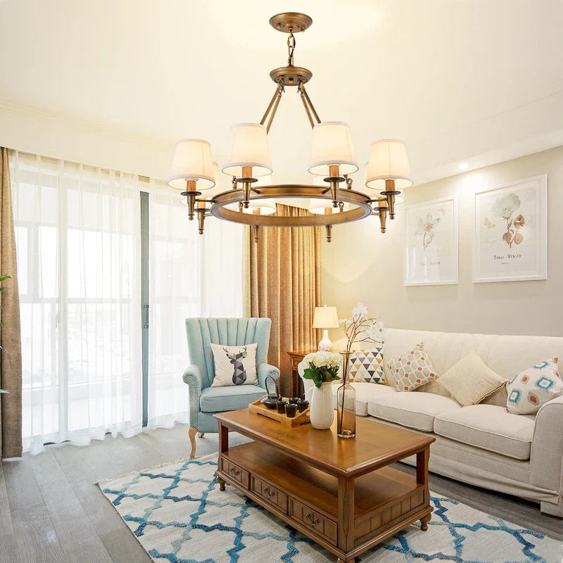 Retro Iron Pendant Lamp Classic Design Lighting Fixture