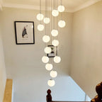 Nordic Dining Pendant Light Chandelier for Living Room, Indoor Ceiling Lamp