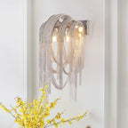 Tassel Chain Wall Light: High-End LED Decor for Bedroom, Living Room & TV