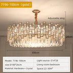 Crystal Chandelier: Postmodern Light Luxury for Living Room, Bedroom, Kitchen.