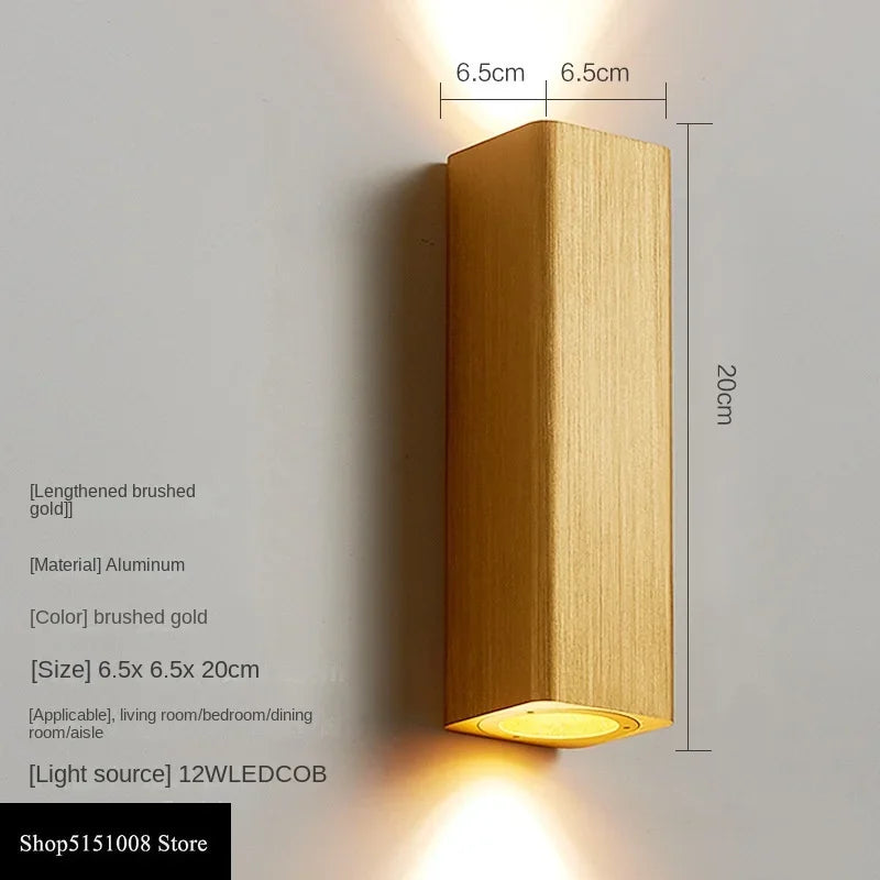 LED Indoor Wall Lamp for Corridor Bedroom Lighting Decor Sconce