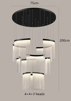 Modern LED Ceiling Lamp Chandelier for Bedroom Dining Room Lighting