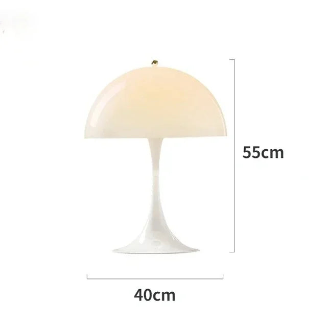 Nordic Mushroom LED Floor Light - White Modern Standing Lamp for Living Room