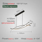 Modern Nordic Chandelier Pendant Light for Dining Room and Bar Decor