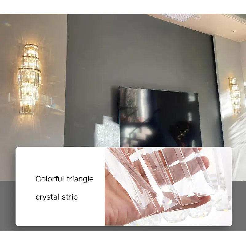 Crystal Nordic Wall Lamp Modern Luxury Home Decor Wall Sconce
