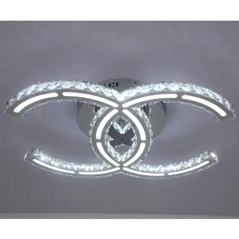 Modern LED Crystal Chandelier for Bedroom, Dining, Living Room Lighting