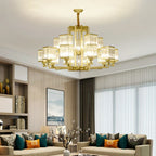 Crystal Chandelier Villa Living Room Lighting