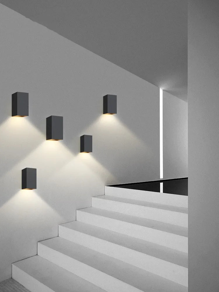 Modern Long Strip Wall Light for Living Room Hotel Bedside Stairs Fixtur