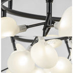 Firefly Nordic Hanging Chandelier, Modern Round Living Room Romantic Lamp