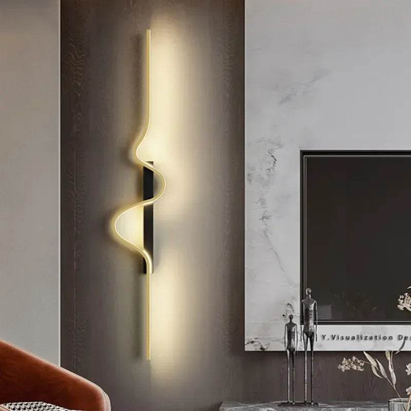 Modern LED Wall Lamp for Living Room Bedroom Office Interior