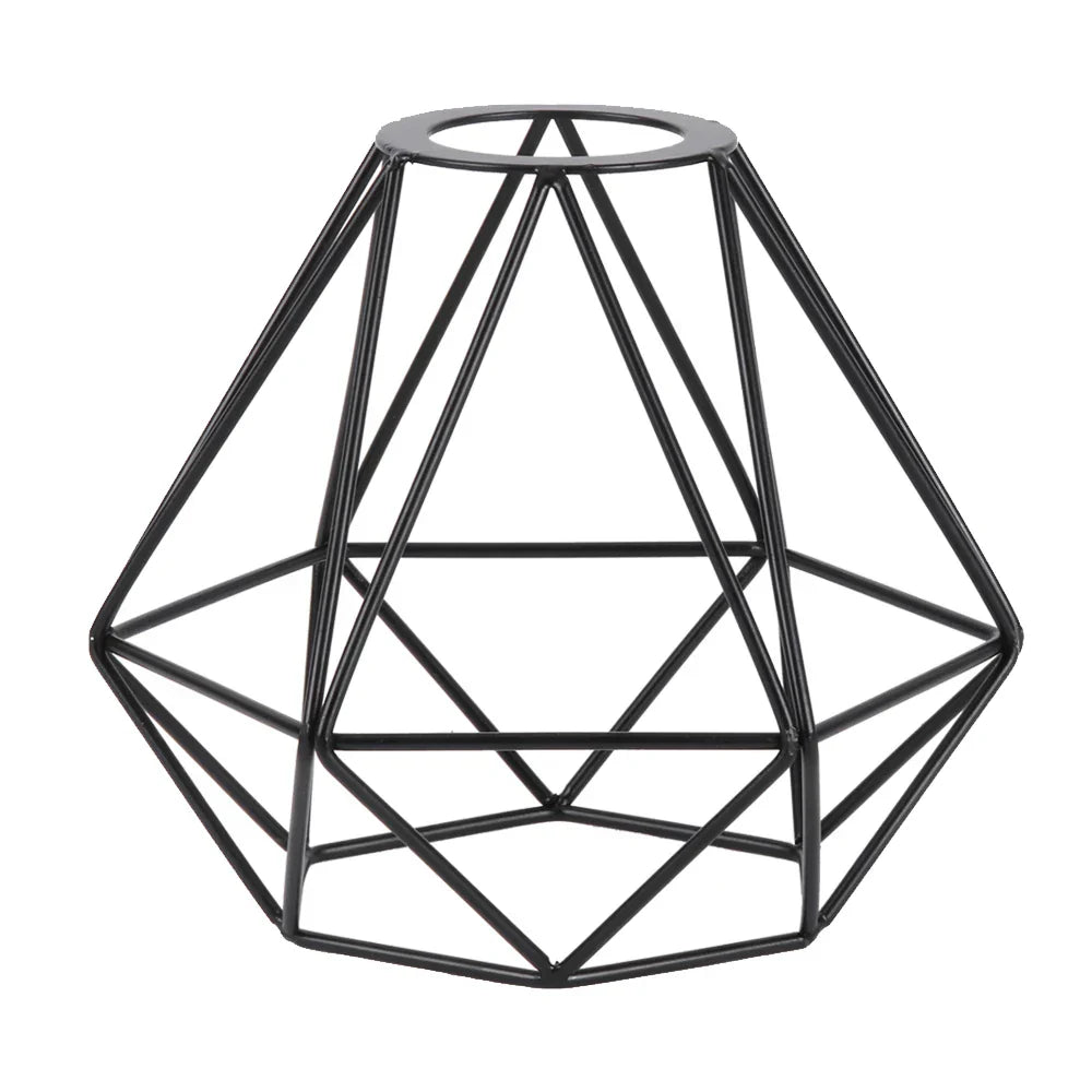 Geometric Metal Light Cage Cover Pendant Lampshade