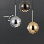 Adjustable Angle LED Pendant Light: Modern Stretchable Chandelier for Home Decor