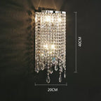 Crystal Chandelier Pendant Light LED Fixture for Living Dining Room Glamorous Home Decor