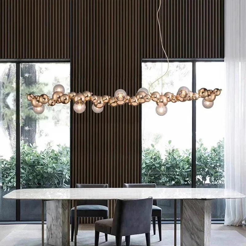 LED Pendant Chandeliers for Modern Living and Dining Rooms