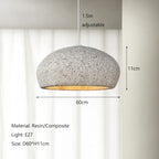 Nordic Minimalist Wabi-Sabi Wind LED Pendant Lights for Dining Room and Bar