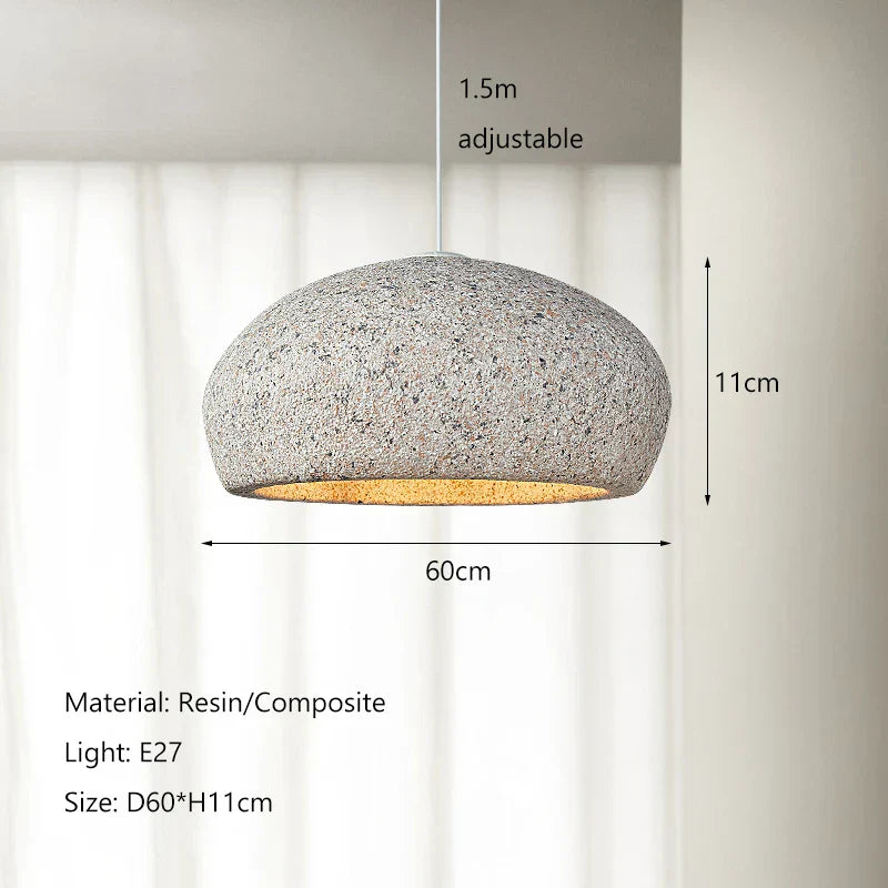 Nordic Minimalist Wabi-Sabi Wind LED Pendant Lights for Dining Room and Bar