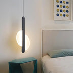 Nordic Black Pendant Lamp for Bedroom Decoration