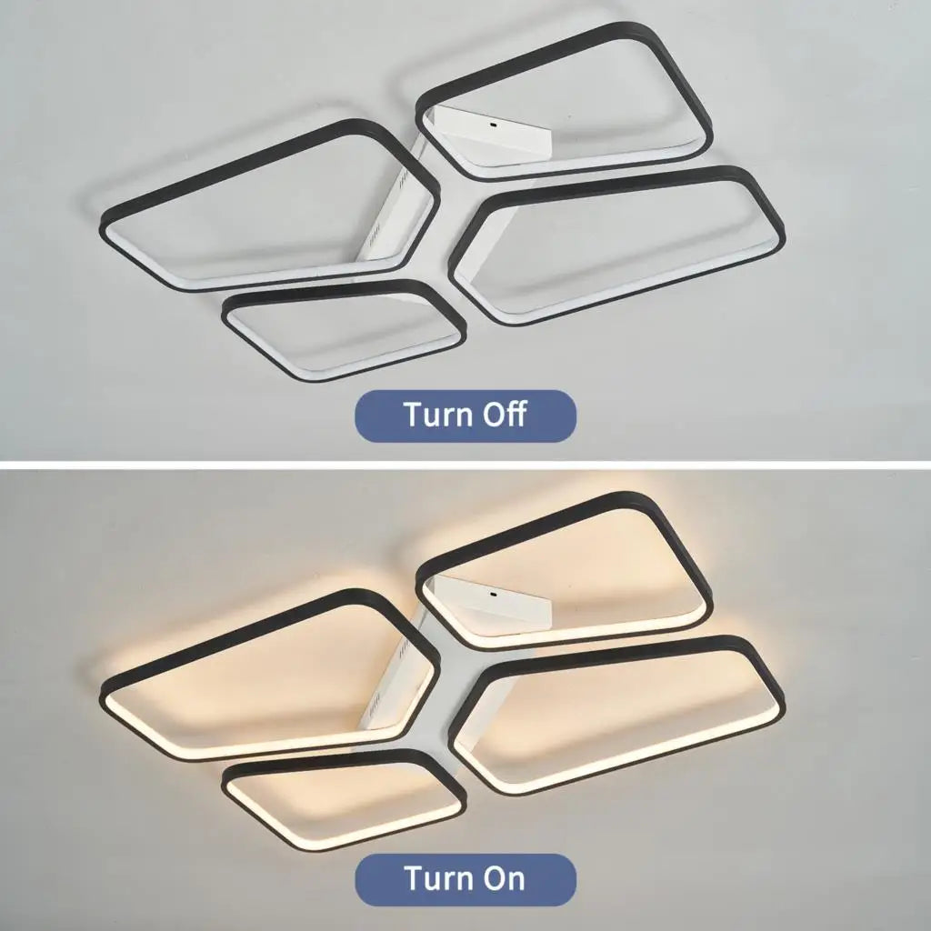 Modern LED Ceiling Light Fixture for Living Room & Bedroom Décor