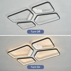 Modern LED Ceiling Light Fixture for Living Room & Bedroom Décor