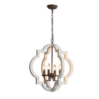 Solid Wood Chandelier: Elegant Pendant Light for Home Improvement