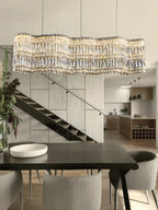 Crystal Chandelier Pendant Light, Elegant Hanging Lamp Fixture