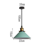 Modern Nordic Aluminum Pendant Lights for Kitchen Living Room, E27 LED Suspension Luminaire