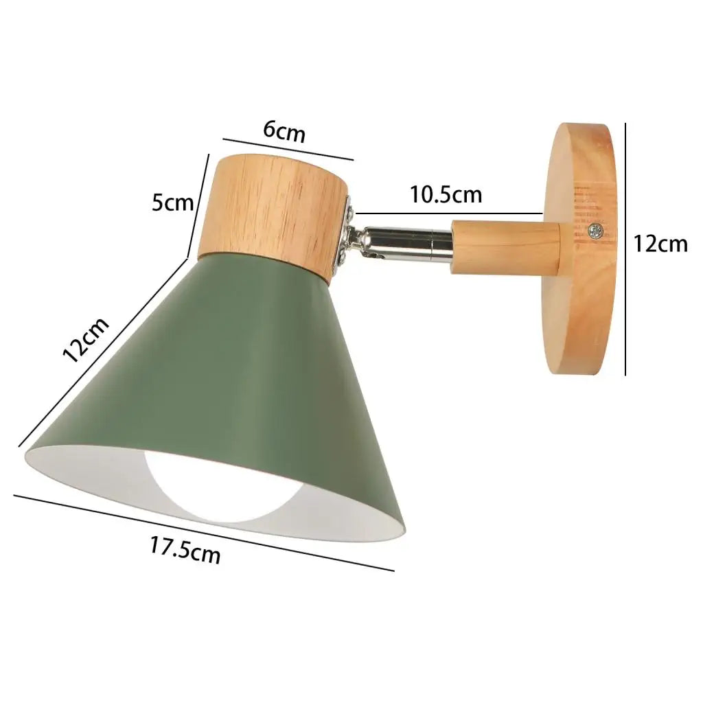 Nordic Green Wall Lamp Sconce for Bedroom Living Room Indoor Lighting Afralia™