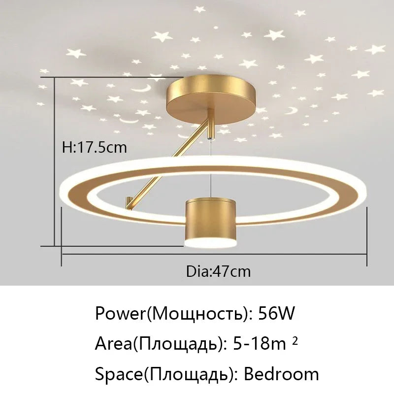Luxury LED Ceiling Chandelier Dimmable Fixture for Living Room, Bedroom, Dining Décor
