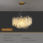 Crystal LED Chandelier: Luxury Pendant Lamp for Home Decor
