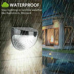 Solar Fence Lamp | LED Outdoor Wall Light for Energy Saving Garden Décor