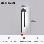 U-Shaped Wall Lamp: Industrial Black Gold Lighting for Home Decor