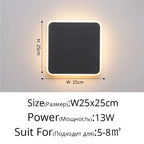 Modern Touch Sensor LED Wall Lamps for Indoor Lighting