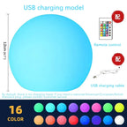 RGB Ball LED Lawn Light with Remote Control for Outdoor Garden Decoration