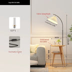 Nordic Wooden LED Corner Floor Lamp for Bedroom and Living Room