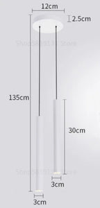 Modern Minimalist LED Pendant Lights for Living Room and Bedside