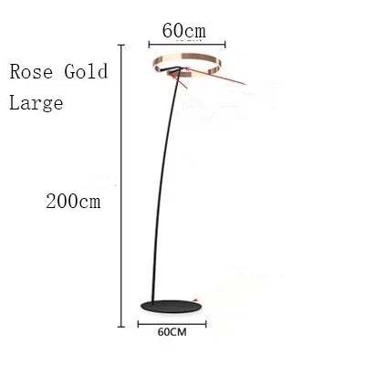 Nordic LED Fishing Floor Lamp for Elegant Indoor Decor.