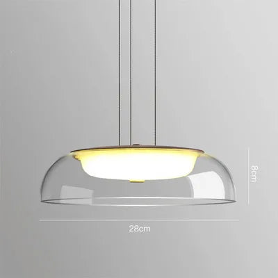 Glass Pendant Light: Modern Nordic Suspension Lighting for Bedroom, Living, Dining, Kitchen, Bar