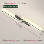 LED Strip Ceiling Lights: Modern Minimalist Corridor & Balcony Lighting