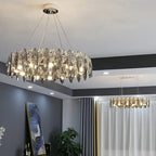 Luxury Diamond Crystal Chandelier for Dinning and Living Room Decor