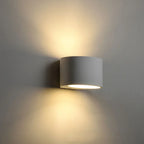 Nordic Plaster Wall Lights Up&Down Wall Sconce for Bedroom Reading White Home Lighting