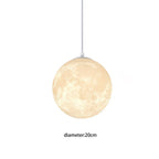 Moon Medal LED Pendant Light – Modern Indoor Hanging Lamp for Home Decor
