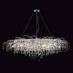 Modern Gold Chrome Crystal Chandelier Ceiling Pendant Light Fixtures