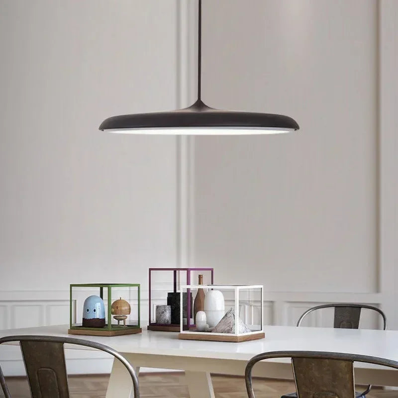 UFO Led Pendant Light: Modern Round Hanging Lamp for Kitchen, Dining, Living Room