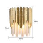 Crystal Wall Lamp: Wireless Charging Light for Bedroom, Aisle, Staircase