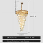 Amber Crystal Chandelier for Luxurious Living Spaces