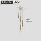 Luxury Loft Chandeliers for Living Room Decoraction