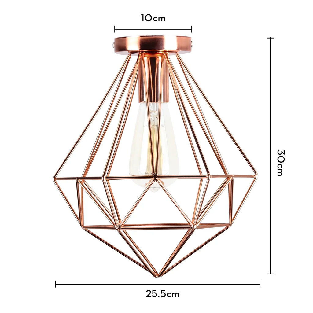 Vintage Industrial Ceiling Light Shade for Modern Kitchen Living Room Decor