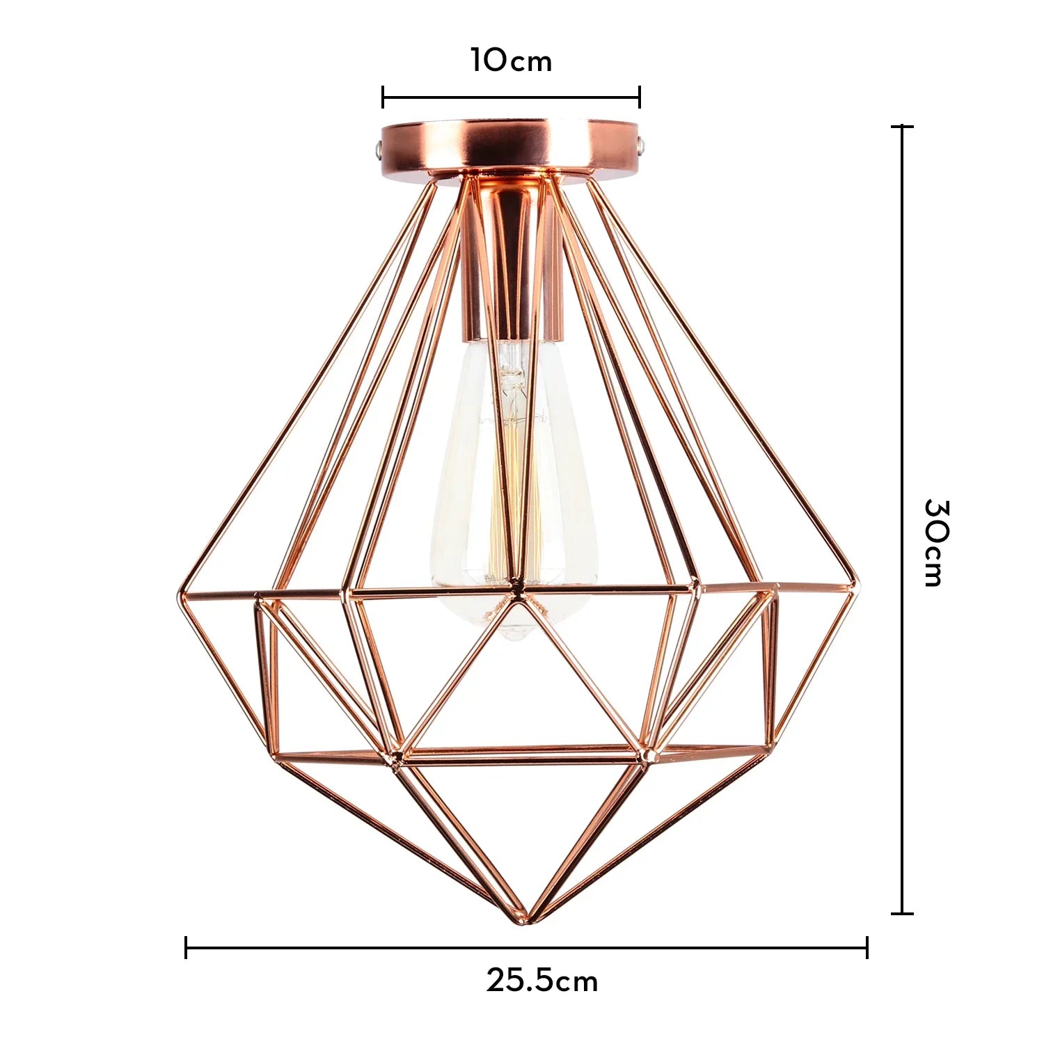 Vintage Industrial Ceiling Light Shade for Modern Kitchen Living Room Decor