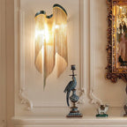 Tassel Chain Wall Light: High-End LED Decor for Bedroom, Living Room & TV